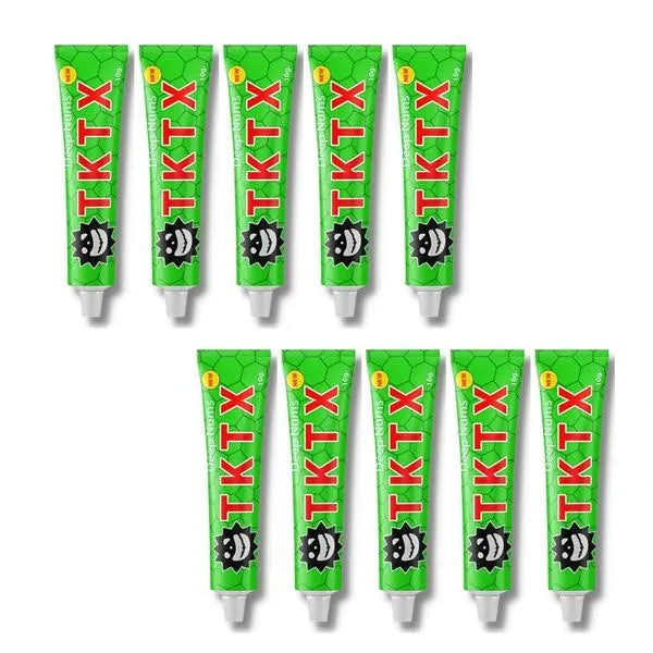 10PCS 10g TKTX Tattoos 55%-75% Numbs Cream