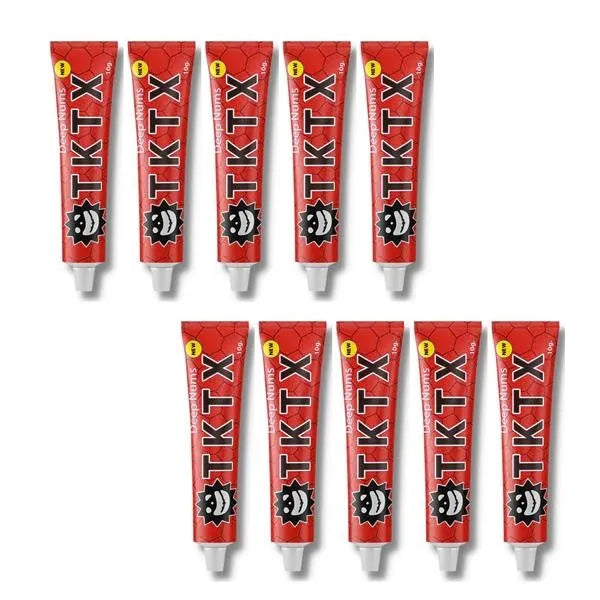 10PCS 10g TKTX Tattoos 55%-75% Numbs Cream