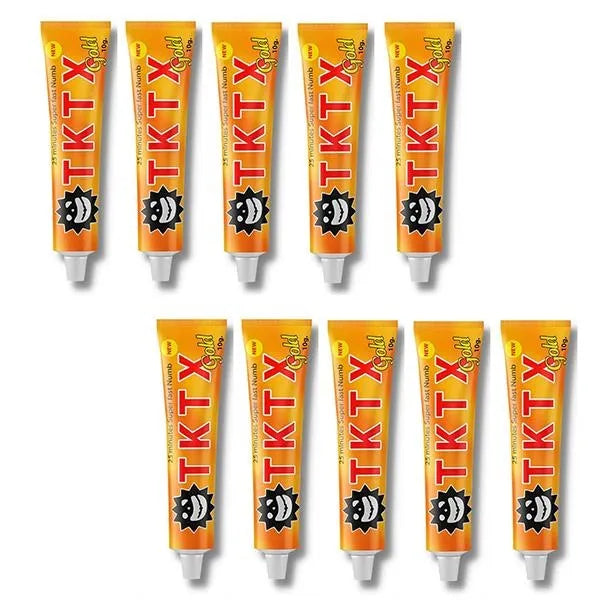 10PCS 10g TKTX Tattoos 55%-75% Numbs Cream